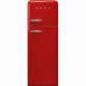 SMEG Frigorífico 2 puertas  FAB30RRD5. Cíclico. Rojo. Clase D